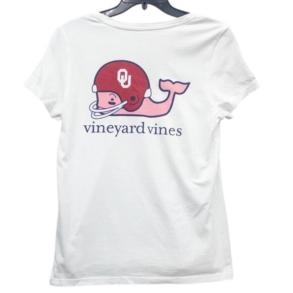 Vineyard Vines Women’s Oklahoma Sooners OU pocket tee size Medium - Picture 1 of 4